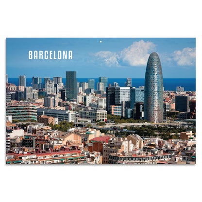 Blechschild - Barcelona