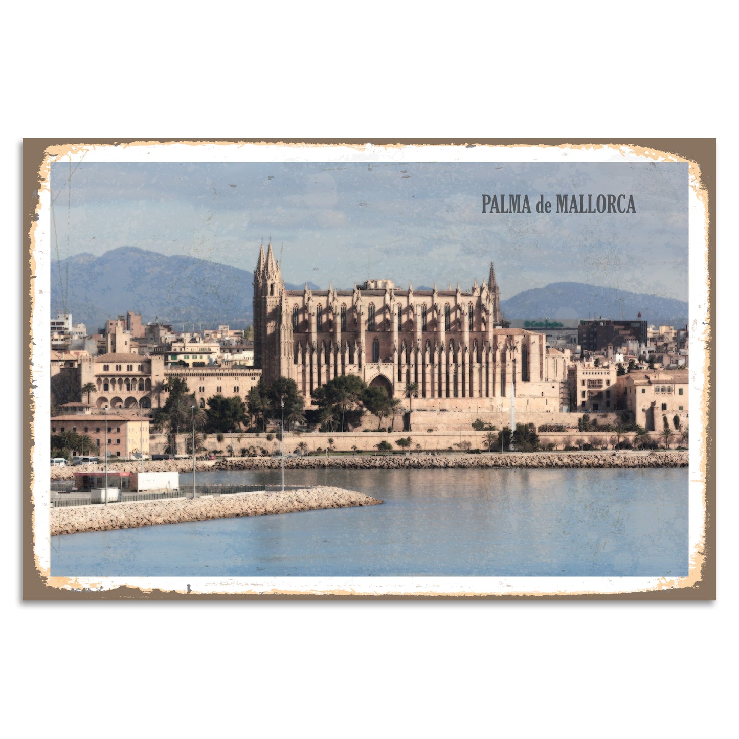 Blechschild - Palma de Mallorca