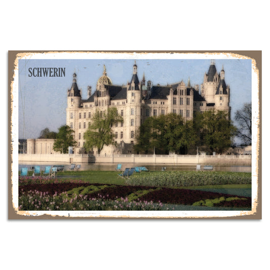 Blechschild - Schwerin