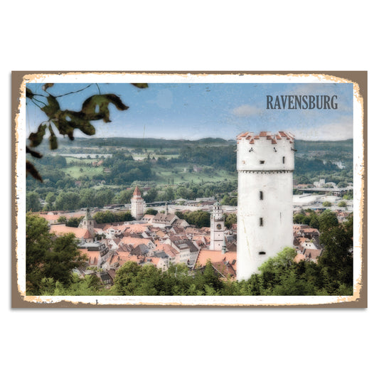 Blechschild - Ravensburg