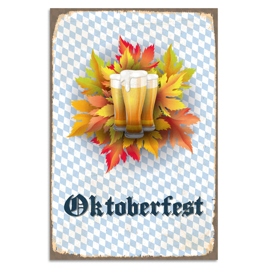 Blechschild - Oktoberfest